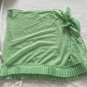 SHAN Beachwear Sarong Skirt Coverup Size 3 Honeydew/Mint Green